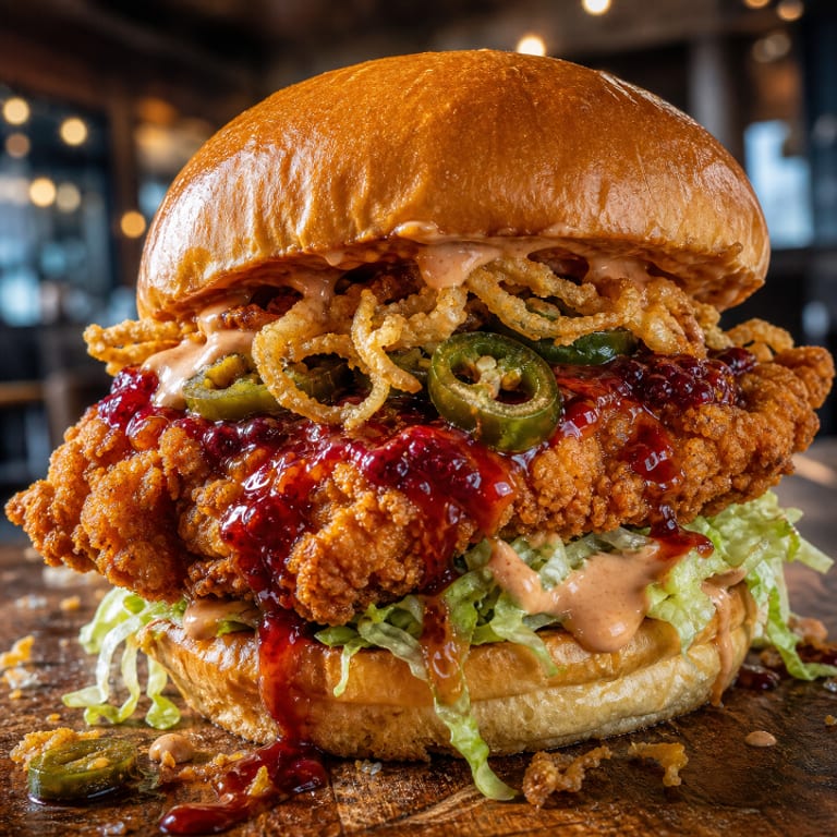 Fried Chicken Sandwich Delight