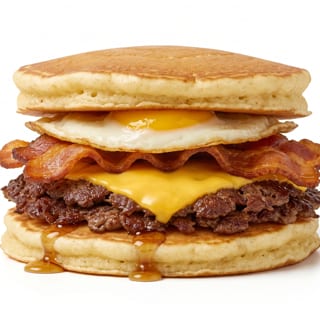 Morning Stack Smashed Burger