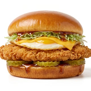 Hot Honey Chicken Breakfast Sandwich